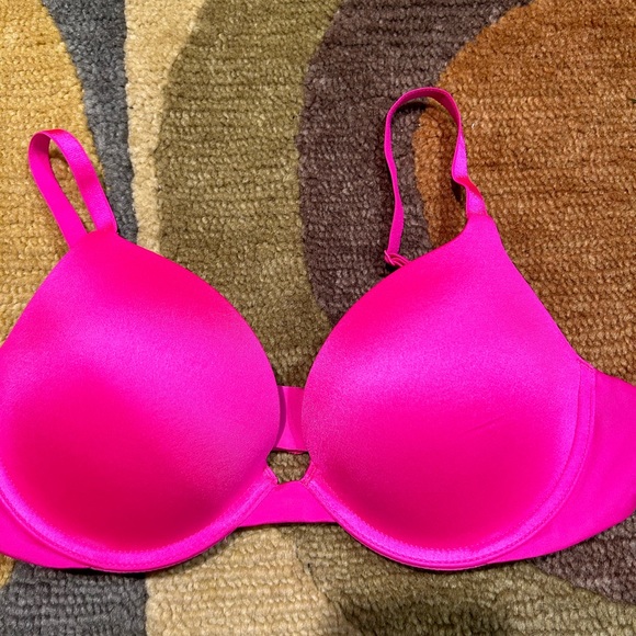 Victoria's Secret Other - Victoria’s Secret Plunge Push Up Bra Hot Pink Size 34B Tags were Removed